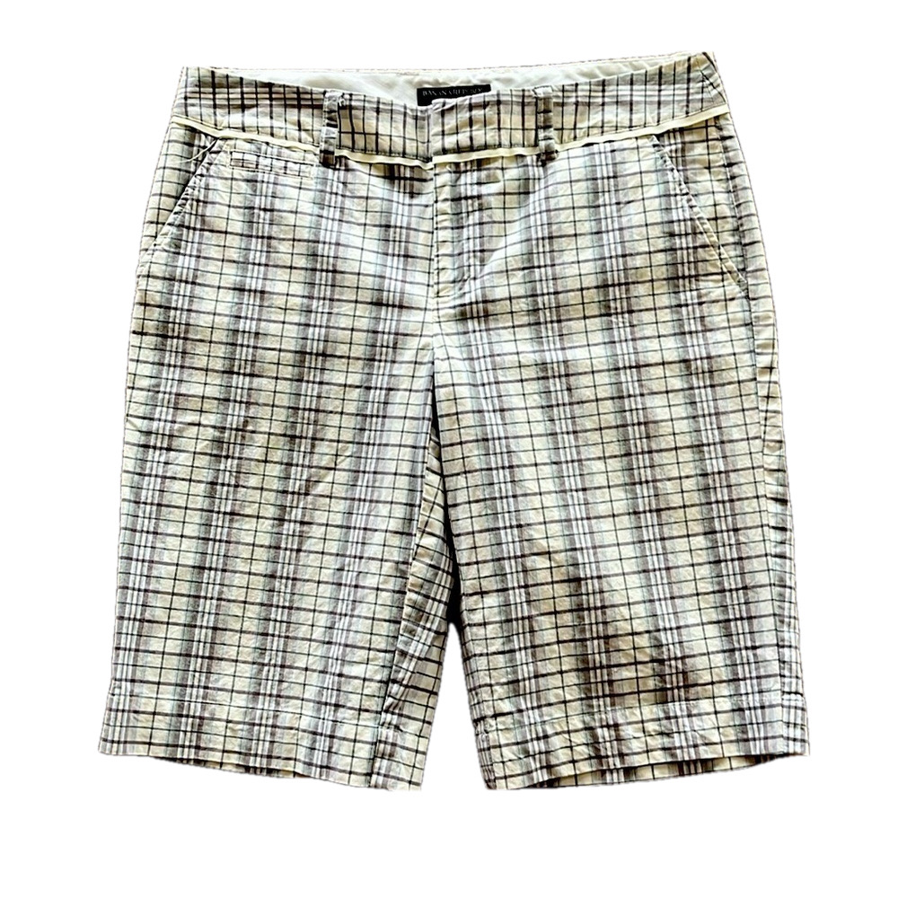 Banana Republic plaid shorts